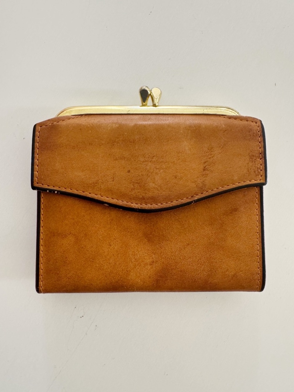 Vintage 70s Rolfs Cowhide Leather Wallet